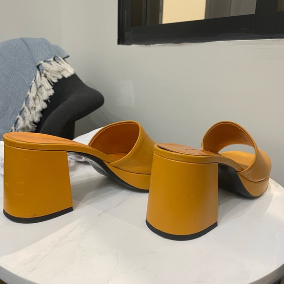 Simon Miller Stopper Platform Heel Sandals in Papaya Size 38 - Picture 9 of 16